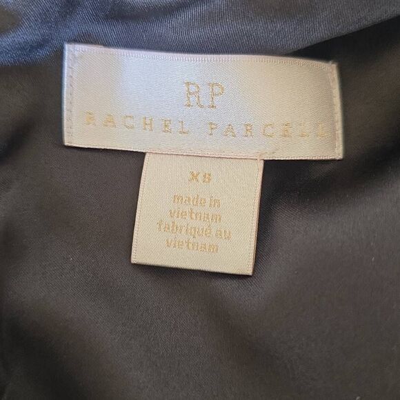 Rachel Parcell Ivory/Gold Metallic Cheetah Print Jewrl Neck Dress, NWOT, XS - Picture 10 of 11